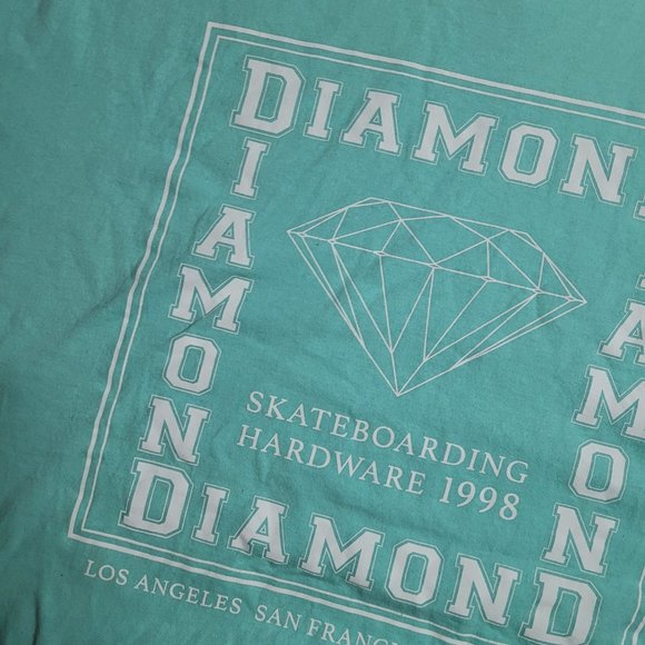 DIAMOND SUPPLY CO T-Shirt | Mint Green | XL - Picture 3 of 3